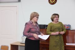 с приветственным словом заведующий д/с №3 С.П.Гнатышина